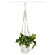 thumbnail image 1 of Cestas colgantes para macetas, 1 pieza de colgador de plantas para interior y exterior con ganchos para colgar, cesta colgante de pared de algodón hecha a mano para decoración del hogar, soporte para, 1 of 7