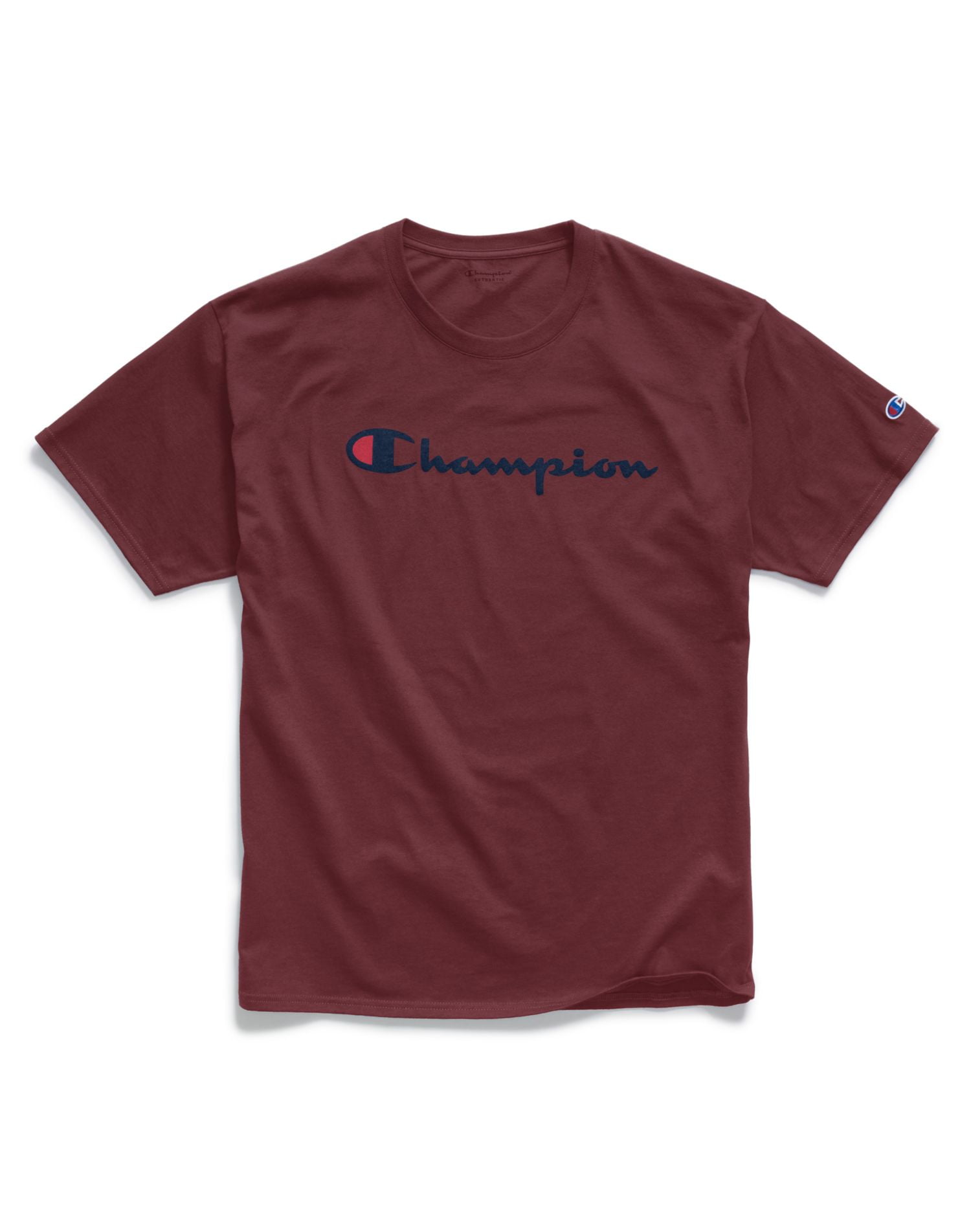 champion tee maroon