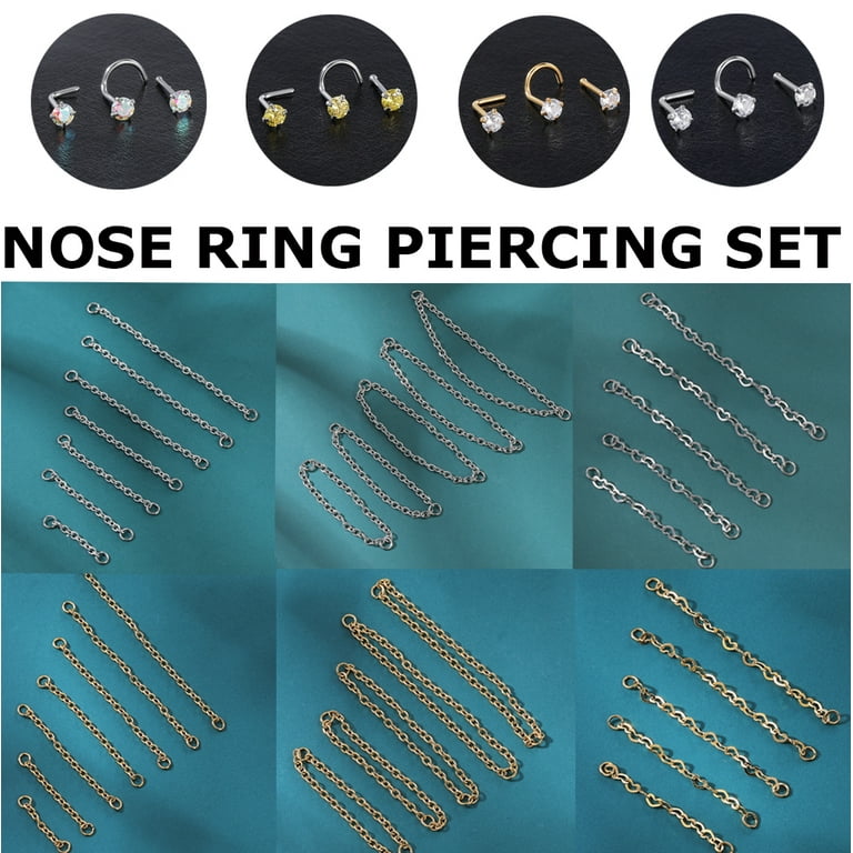 Double Layered Septum Ring Double Nose Hoop Nickel-free 