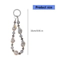 thumbnail image 3 of Modern Abstract Pearls Keychain Rhinestone-Embellished Alloy Pendant Stylish Daily Jewelry Special Occasions, 3 of 8