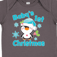 thumbnail image 4 of Inktastic Baby's 1st Christmas with Cute Penguin and Snowflakes Boys or Girls Baby Bodysuit, 4 of 5