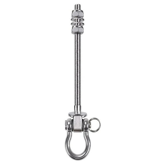 Stainless Steel Heavy Swing Hook Bolt For Power Rack Sandbag Hanging Chair 180Mm