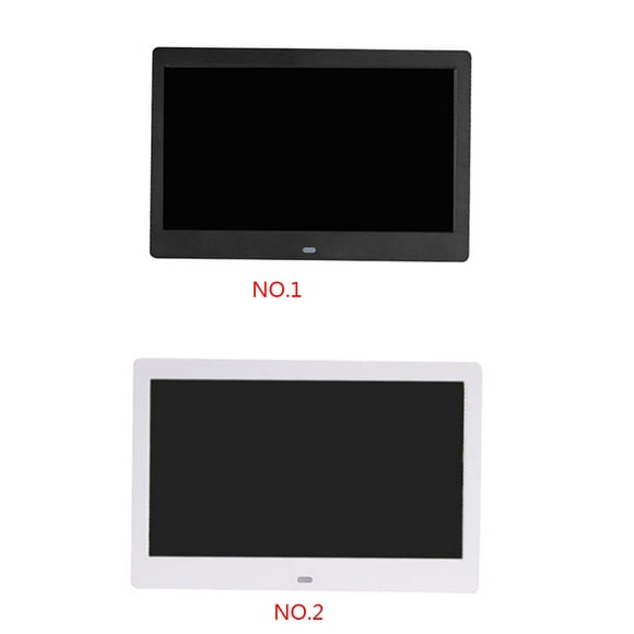 homeholiday 10 inch Screen Digital Photo Frame LED HD 1024 x 600 Electronic Album Picture Music Video Full Function Gift
