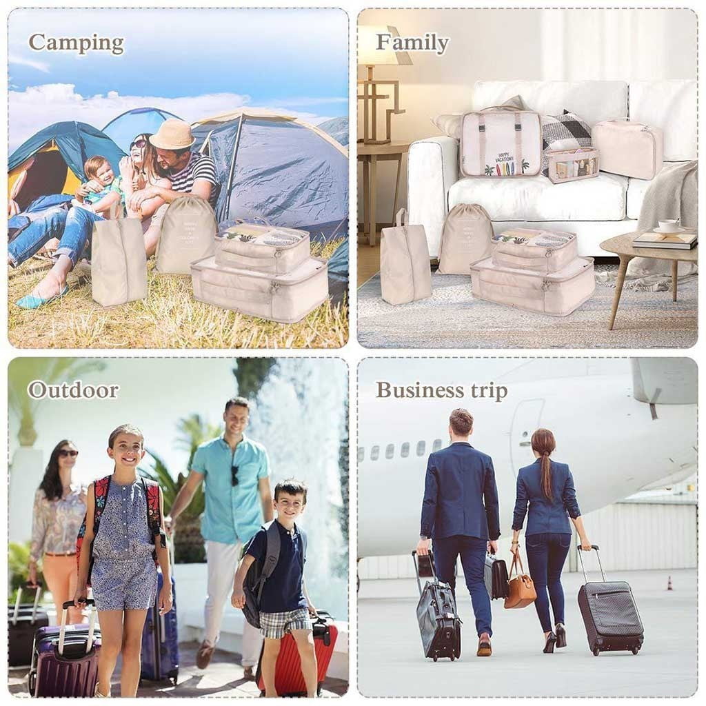 9 Set Packing Cubes for Suitcases Travel Luggage Packing Organizers, Travel Essentials Accessories Luggage Organizer