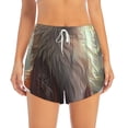 thumbnail image 2 of Salouo Mystic Fox With Halo Print Women's 2 in 1 Running Shorts Double-Layer Shorts Athletic Workout Gym Yoga Shorts Running Shorts for Women-X-Large, 2 of 7
