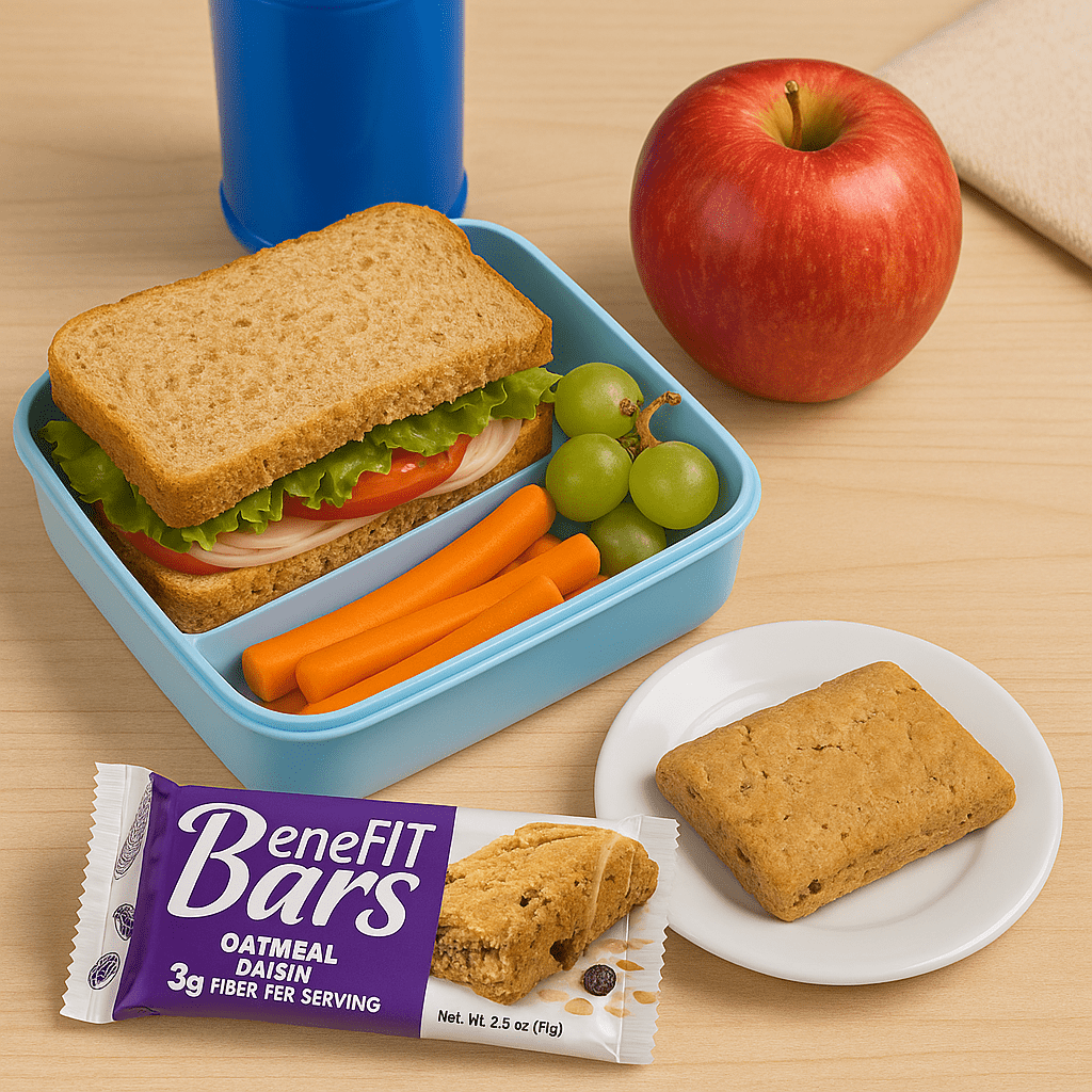 Readi-Bake Benefit Oatmeal Raisin Bar | 2.5 Ounce | Value Pack of 12