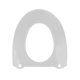 thumbnail image 1 of Funda para asiento de inodoro, almohadillas portátiles, impermeables, universales, reutilizables, para el hogar, cojín de plástico transparente, alfombrilla para taburete, 1 of 8