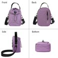 thumbnail image 3 of KXF Small Crossbody Bag for Women Water Bottle Carrier Bag Handbag Drawstring Shoulder Bag Nylon, 3 of 8