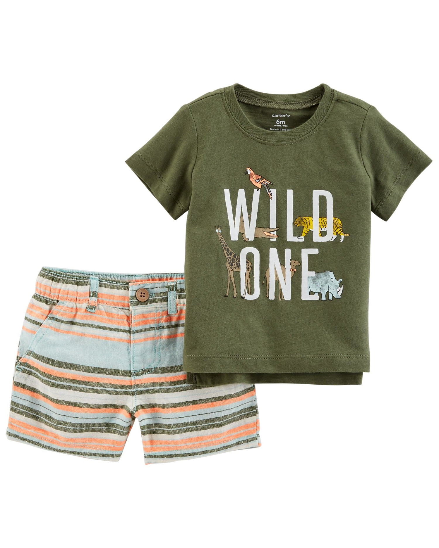 Baby Carters Baby Boys 2 Piece Shorts Set