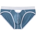 thumbnail image 2 of TANBOM Men's Backless Briefs Bamboo Viscose Underwear Blue S 1-Pack, 2 of 6