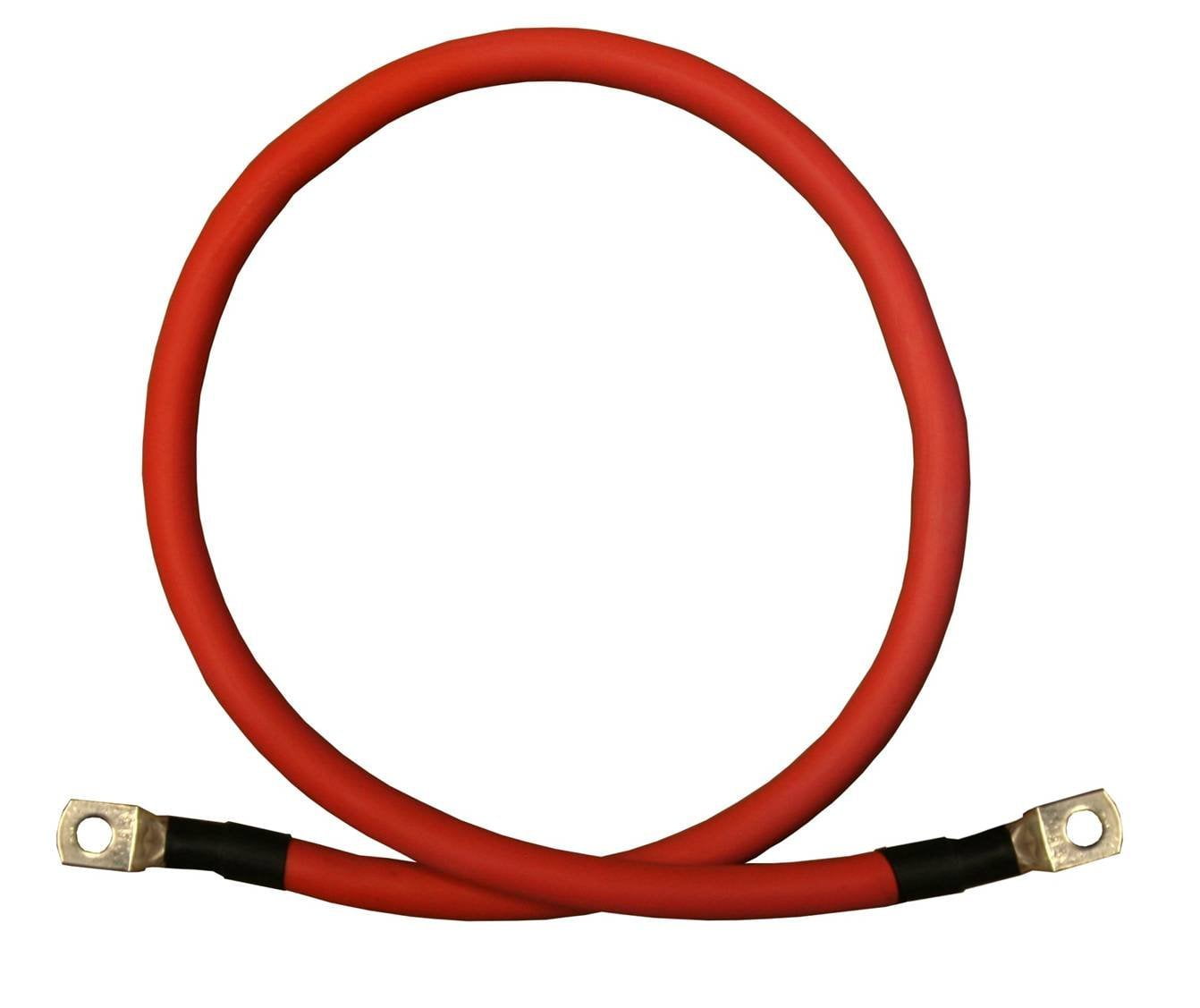 Black Pure Copper Battery Inverter Cables Solar RV 4/0 AWG Gauge Red Boat 2 feet 3/8 in Lugs Car Black Pure Copper Battery Inverter Cables Solar RV 4/0 AWG Gauge Red Boat 2 feet 3/8 in Lugs Car
