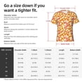 thumbnail image 4 of Naloa Orchids Flowers Men's T-Shirt Sport T-shirt Men's Basic Tee Casual Men's Shirt, Round Neck, Short Sleeves - XX-Large, 4 of 5