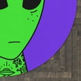 thumbnail image 1 of Red Mushroom Head Green Alien Freckles Space Cartoon Tattoos UFO Cows Milk, 1 of 5