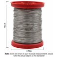 thumbnail image 4 of Alambre de acero inoxidable de 0,5 mm para apicultor Rodillo para marco de apicultura de 500 g Herramienta de base para marcos de alambre de colmena de abejas, 4 of 5