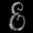 E, variant on Crystal Rhinestone 26 Letters Women Collar Brooch Pin Corsage Bouquet Jewelr WY4-G