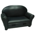 thumbnail image 3 of Gift Mark Child's Upholstered Chaise Lounge w/ Drawer-Color:Blue, 3 of 3