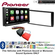 Pioneer AVH-2440NEX Double Din Radio Install Kit with Apple CarPlay, Android Auto and Bluetooth Fits 2006-2012 Hyundai Santa Fe + Sound of Tri-State Lanyard