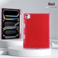 thumbnail image 7 of Allytechgroup for iPad Pro 11 Inch Clear Case 2024 (M4), [Built-in Pencil Holder] Anti Yellowing Slim Lightweight Shockproof Protective Back Cover for iPad Pro 11 2024 Women Men, Red, 7 of 7