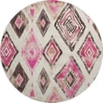 thumbnail image 2 of Addison Rugs Mayfield Premium Machine Washable Transitional Aztec Linen Round Rug, 8' x 8', 2 of 6
