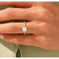 thumbnail image 3 of vylahjewellery 18K Rose Gold Diamond Ring 2 CT Princess Cut Moissanite Engagement Brilliance Diamond Ring for Women, 3 of 5