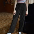 thumbnail image 2 of EDFBUYKRS Female Women Pants Casual Work Pants Women Cargo Women's Autumn and Winter Corduroy Casual Straight Trousers Xxl, 2 of 7