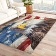 thumbnail image 1 of 3x4 Rug, Bald Eagle Rug & Home Decor - Front Door Mat Indoor Entrance, American Flag Rugs for Entryway, Washable Non Slip Soft Low Pile Small Area Rug, Patriotic Carpet & Room Decorations Y-&225, 1 of 1