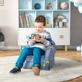 thumbnail image 2 of Qaba Toddler Chair with Luminous Universe Design for 18-36 Months, Blue, 2 of 9