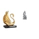 thumbnail image 1 of Figura De Cisne, Arte Moderno, Escultura Animal Y Estatua De Guan Yin, Figura De Kuanyin, Decoración Budista Feng Shui Para Sala De Estar, Armario, Hogar, Oficina, Dormitorio., 1 of 8