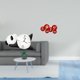 thumbnail image 2 of Reloj de pared,Reloj de pared Panda Decoración del hogar Lindo Creativo,Reloj de pared con forma de panda,moderno y resistente.,Abanicos plegables festivos,Decoraciones de abanicos de papel, 2 of 8