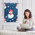 thumbnail image 6 of Cute Christmas Seamless Snowman on Blue Background Garden Flag Double Sided House Flag for Outdoor Home, Personalized All Year Round Yard Decor 12 x 18 Inch, 6 of 6