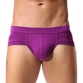 thumbnail image 2 of Men's Boxer Briefs Pack of Cute Underwear Men Print Briefs Fertility Underwear for Men Fashion for Craft Greatness Sports Mens Mens Trunks Sexy Hairy Purple M, 2 of 3
