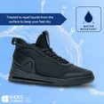 thumbnail image 4 of Shoes For Crews Tigon II, Men's, Women's, Unisex Slip Resistant Work Sneakers, Water Resistant, Black, 4 of 5