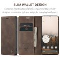 thumbnail image 3 of CaseMe Leather for Google Pixel 11/11 Pro Case, Flip Wallet Leather Case with Card Holder Magnetic Closure Shockproof Kickstand Protective Phone Cases Cover for Google Pixel 11/11 Pro,Coffee, 3 of 12