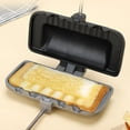 thumbnail image 4 of Sandwich Mold Food Grade Double-sided DIY Aluminum Alloy Gas Stove Sandwich Baking Pan Cooking Tool Kitchen Gadget, 4 of 7