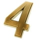 thumbnail image 4 of Números de buzón autoadhesivos Números de puerta de casa, Placas de dirección de calle Números Número 4, 4 of 7
