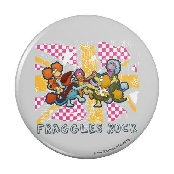 Fraggle Rock Fraggles Dancing Gobo Red Boober Mokey Wembley Kitchen Refrigerator Locker Button Magnet