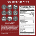 thumbnail image 3 of Righteous Felon Grass-Fed Meat Sticks - Low Sugar, High Protein Beef - OG Hickory, 6 pack, 3 of 7