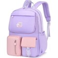 thumbnail image 1 of School Bag Backpack For Girls Boys Big Capacity Primary Middle High School Rucksack Bag Children Cas, 1 of 5