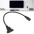 thumbnail image 4 of DisplayPort hembra a Mini DisplayPort hembra conexión segura hembra a hembra Cable Displayport Plug and Play para proyector ANGGREK Otros, 4 of 8