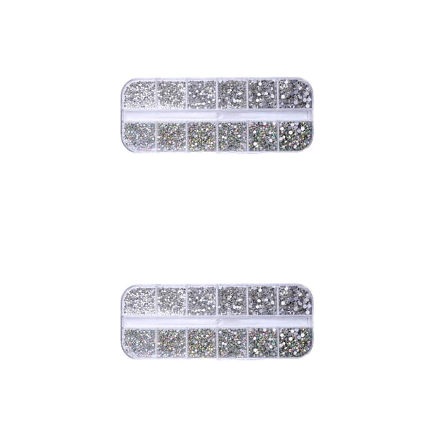 Bolsa de Cristal Vogacara con Diamantes de Imitación para Uñas