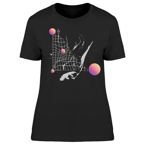 Memphis In The Style Of 80S T-Shirt Women -Image by Shutterstock, Female XX-Large