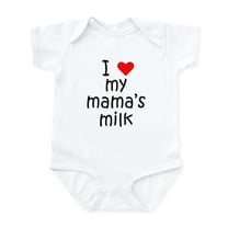 CafePress - I Love My Mama's Milk Infant Creeper - Baby Light Bodysuit, Size Newborn - 24 Months