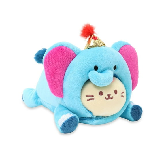 Anirollz Circus Elephant Kittiroll Outfitz Plush – Removable Costume Plush Toy, Soft Stuffed Cat in Elephant Outfit