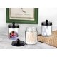 thumbnail image 3 of Timotech Set 4 Tarros para Hisopos de Vidrio 8oz, Botes Decorativos para Ba&ntilde;o con Tapas Acero Inoxidable, Organizadores Ba&ntilde;o, Frascos Decorativos, Recipientes Almacenamiento de C, 3 of 8