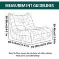 thumbnail image 6 of BH-JJSMGS Single Seated Lazy Sofa Cover, Armless Floor Sofa Couch Cover,One Piece High Stretch Slipcover Tatami Chair Cover,Removable Machine Washable, 6 of 6