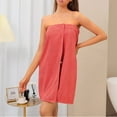 thumbnail image 2 of Microfiber Soft Bath Towel Quick Dry Anti-Slip Towel Super Absorbent(Red), 2 of 4