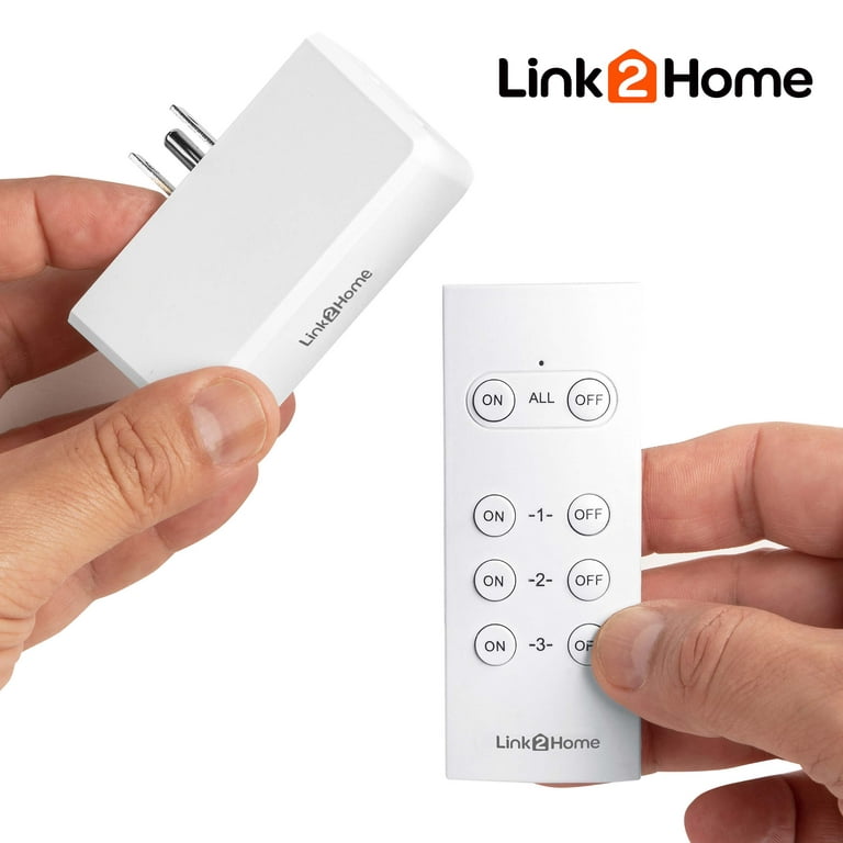 BN-LINK Wireless Remote Control Electrical Outlet Switch for Household  Appliances (1 Pack)
