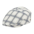 thumbnail image 5 of Men's Cotton Plaid Newsboy Ivy Caps Flat Ivy Caps Snap Brim Ivy Caps, 5 of 5