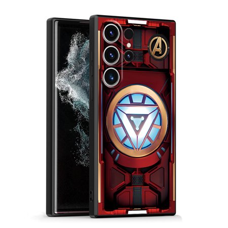 Black Soft Cover Case for Samsung Galaxy S20 S22 S23 5G S21 Note 20 Ultra 10 Plus 8 9 Note9 S22 5G super hero Bumper B01 for Galaxy Note 10