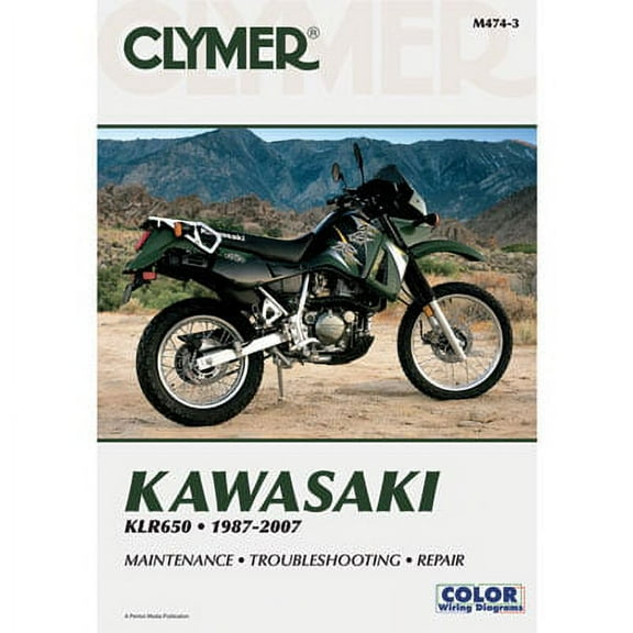 Clymer Repair Manuals for Kawasaki KLR650 1987-2007